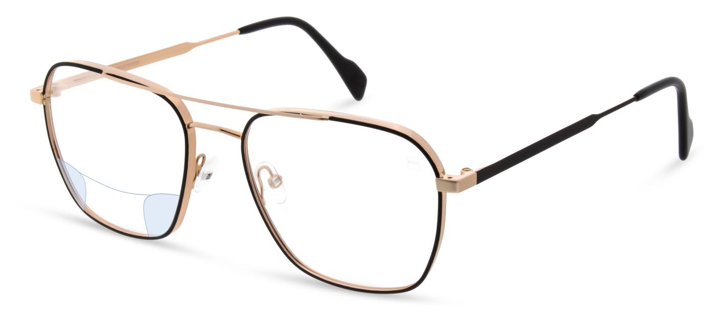 Briller med ZEISS Digital SmartLife-glass viser synssonene.
